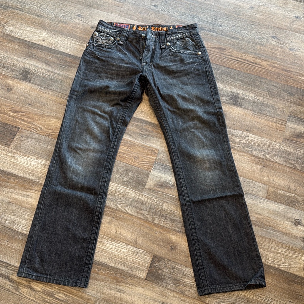 Rock Revival Black Size 32